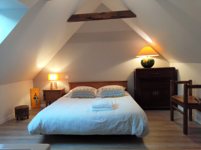 chambre 1 avec 1 vasque - 1 lit double 140*190